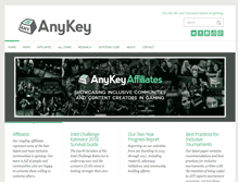 Tablet Screenshot of anykey.org